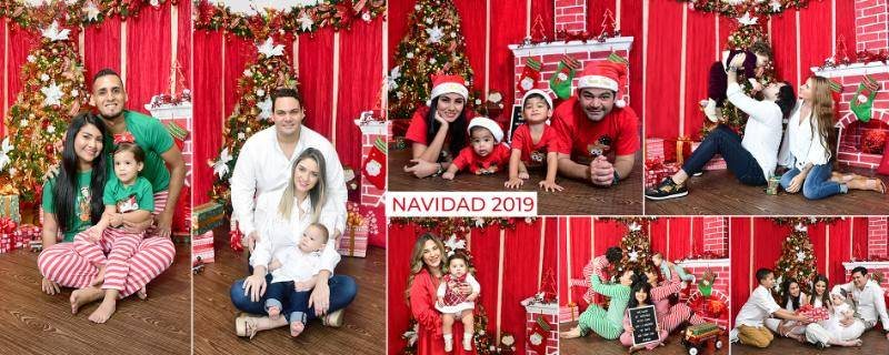 Collage de sesiones Navidad 2019