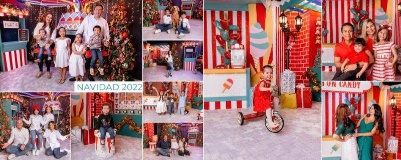 Collage de sesiones Navidad 2022