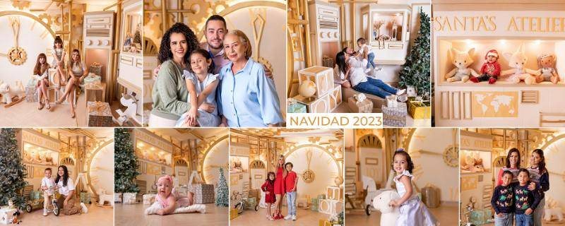 Collage de sesiones Navidad 2023